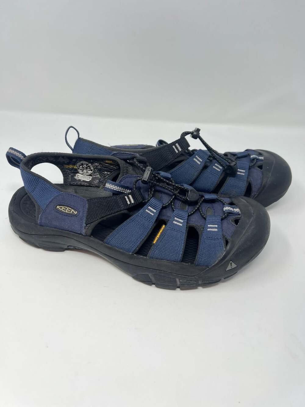 KEEN Newport H2 Sandals Men's Navy Blue Waterproof Closed Toe Outdoors Sports Hi